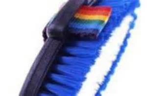 Zachteborstel blauw