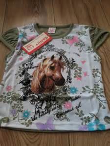 Paarden t shirt Groen met Omlijsting
