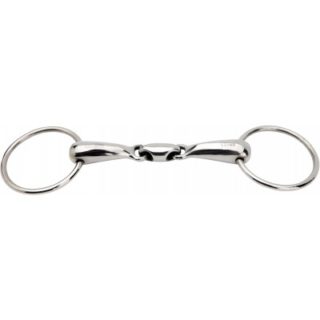 WATERTTRENS DUBBEL GEBROKEN RVS, 19 MM