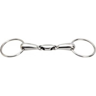 WATERTTRENS DUBBEL GEBROKEN RVS, 21 MM