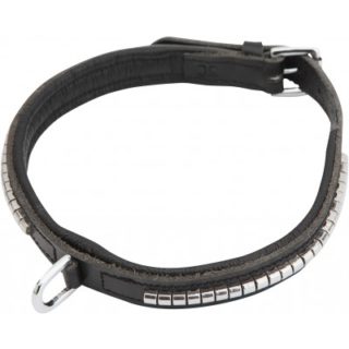 HALSBAND HOND LEER CLINCHER