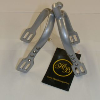 HB rvs staaf sporensets crystal colors 20 mm zilver