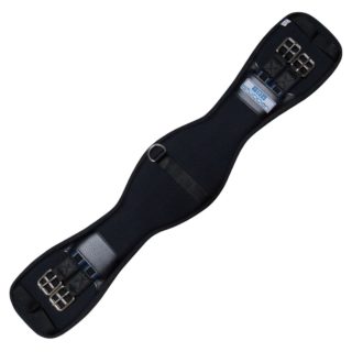 Neoprene saddle girth Coolmax short with elastic ends